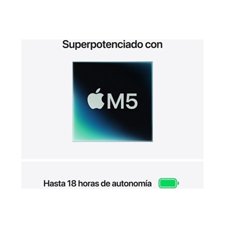 Apple Macbook Air 13,6"/ M5 10-Core CPU/ 16GB/ 512GB SSD/ 8-Core GPU - Imagen 2